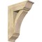 Ekena Millwork Thorton Traditional Rough Sawn Bracket w/ Offset Brace, Douglas Fir, 8"W x 22"D x 30"H BKT0806X22X30THR01RDF - alternate 1